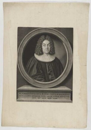 Bildnis des Christophorus Raymundus Schifflinus