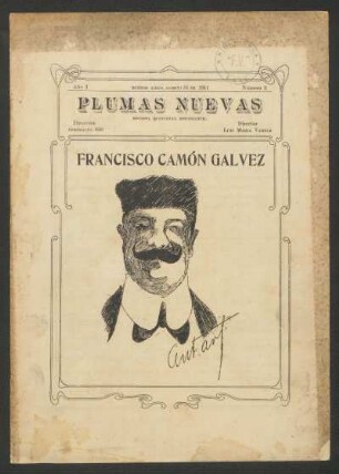 [Caricatura de] Francisco Camón Galvez