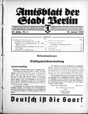 1935,2: Nr. 2, 13. Januar 1935