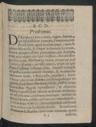 Prodromus.