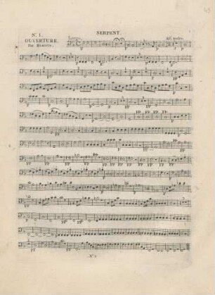 No. 1 Ouverture. Par Blasius.