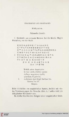 14: Inschriften aus Kleinasien
