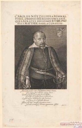 Carl Nützel, Ritter des Jerusalemordens, Rat der Kaiser Rudolph II. und Matthias