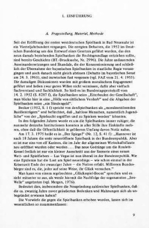 A. Fragestellung, Material, Methode
