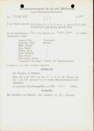Mahler, Wilhelm