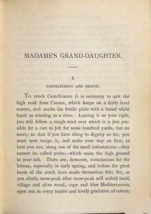 Madame's grand-daughter : a novel
