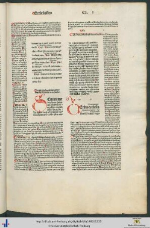 Prologus sancti hieronimi in librum ecclesiasten