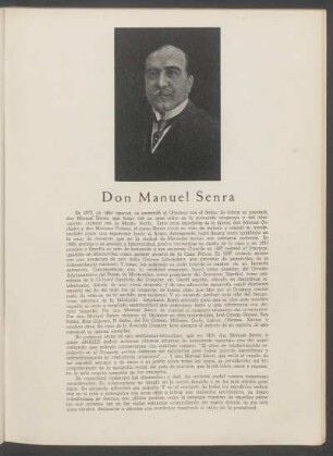 Don Manuel Senra