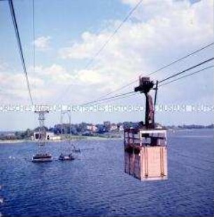 Seilbahn auf der Insel Riems (Greifswald)