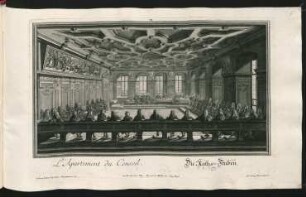 L'Apartement du Conseil. Die Raths-Stuben