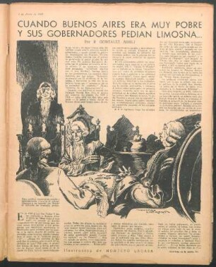Cuando Buenos Aires era muy pobre y sus gobernadores pedian limosna...