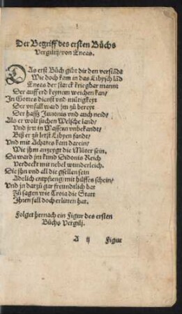 Der Begriff des ersten Buchs Vergilii/ von Eneas.