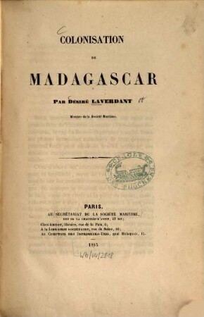 Colonisation de Madagascar