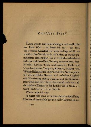 110-119, Zwölfter Bief