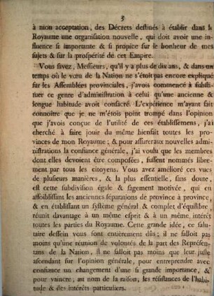 Discours prononcé par le roi à l'Assemblée Nationale le 4. Févr. 1790