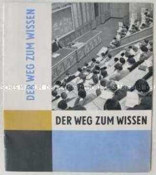 Informationsschrift über das Bildungswesen in der Sowjetunion
