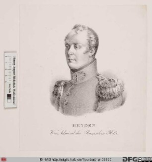 Bildnis Lodewijk Sigismund Vincent Gustaaf Heyden (Heiden) (1790 Reichsgraf von)