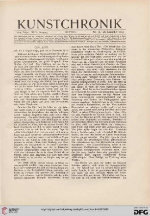 Heft 12 (20. Dezember 1912)