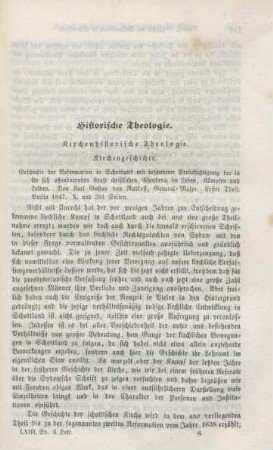 113-123 Kirchengeschichte