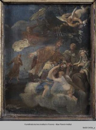 Der Prophet Elias mit weiteren Heiligen