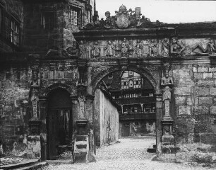 Bamberg, Alte Hofhaltung, Schöne Pforte. Pankraz Wagner