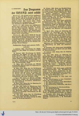 Das Programm der NSDAP. wird erfüllt.