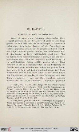IX. Kapitel: Einwände und Antworten