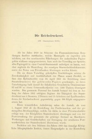 Die Reichsdruckerei