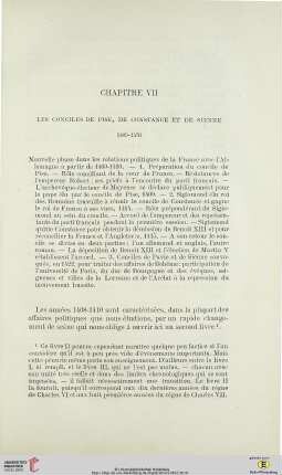 Chapitre VII: Les conciles de Pise, de Constance et de Sienne, 1409-1430
