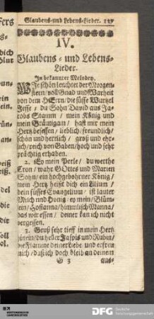 Glaubens- und Lebens-Lieder.
