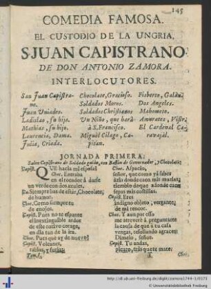 El Custodio De La Ungria San Juan Capistrano.