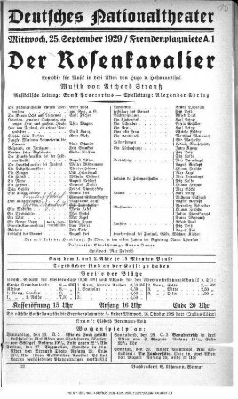 Der Rosenkavalier