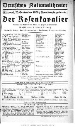 Der Rosenkavalier