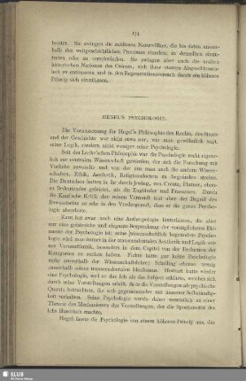 Hegel's Psychologie