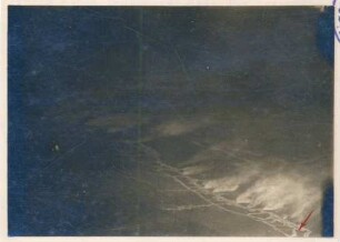 Foto eines Gasangriffs südlich vom Réduit de la Berru und Fort Nogent l'Abesse (Luftbild)