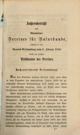 Jahresbericht. 23/24. 1858