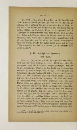 § 12. Rudolph von Habsburg (1273-1291)