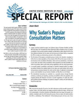 Why Sudan's popular consultation matters