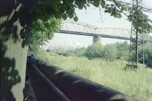 Hochbrücke, Tiefbrücke, h Kraftwerk Turów, von SW