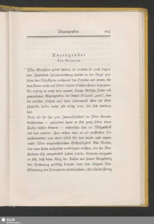 Anzengruber : Ein Requiem