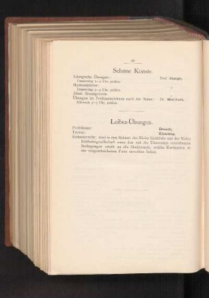 Leibes-Übungen.