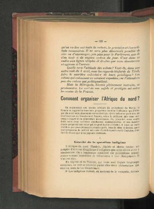 Comment organiser l'Afrique du nord?