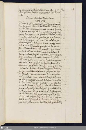 De qualitatibus Planetariis. CAP. VII.