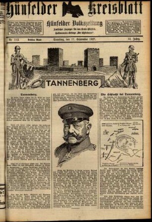 Dritte Ausgabe vom Samstag, den 17. September 1927.