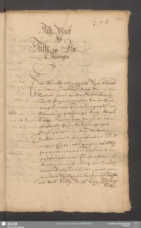 Saltz-Werck bey Sultze am Ilm In Thüringen