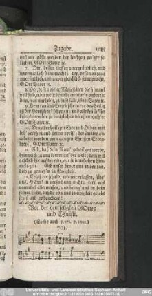 Von der Leutseligkeit Gottes und Christi.