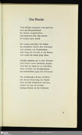 Die Pferde