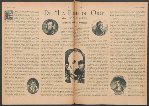 De "La Edad de Oro". : Músicos, poetas y pintores.