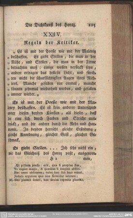 XXIV. Regen der Kritiker