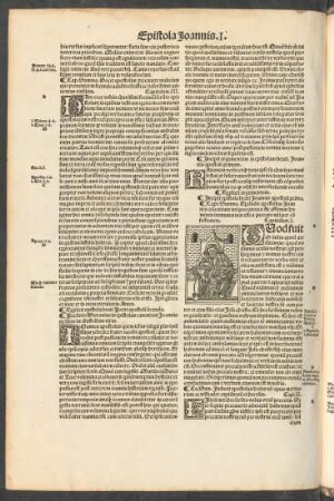 Incipit epistola beati Ioannis apostoli prima.